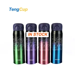 TY Insulated Vacuum Flasks Double Wall Stainless Steel Thermos 350ml/500ml Straight Type Metal Drink Bottle Water Flask