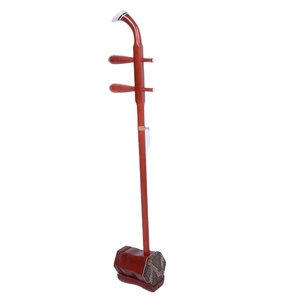 Strumento Musicale Nazionale Myanmar, Erhu in Mogano, Prodotto in Cina, per Pratica e Regalo, con Intaglio Esagonale e Decorazione in Osso - Product Image 3