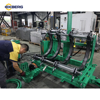 Machine de soudage par fusion bout à bout hydraulique 315-630 mm avec grue électrique sur remorque tout-terrain remorquable