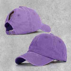 Casquette de baseball promotionnelle en coton délavé, taille unique ajustable, style « Golf Dad Hat », cadeau, casquettes en coton pour hommes et femmes - Product Image 3