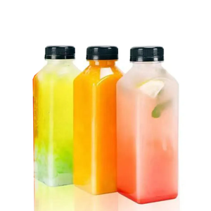 खाली 12 औंस 16oz 32 औंस स्पष्ट प्लास्टिक के पालतू जानवरों का रस बोतल थोक - Product Image 4