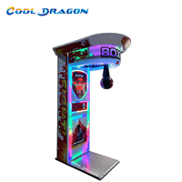 Machine de test de force de frappe à monnayeur Cool Dragon pour parc d'attractions, personnalisable, garantie 1 an