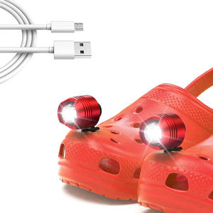 Faróis para Croc IPX5 Sapatos Luz LED à prova d'água para Crianças Adultos para Caminhadas ao ar livre