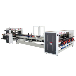 Dongguang Apack Golfkarton Doos Map Lijmen Machine/Automatische Map Gluer Kartonnen Doos Machine