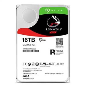 S-eagate Iron Pro 16TB 7200RPM 3.5" Internal NAS HDD with 256MB Wireless Dual Read/Write Speeds Model ST16000NE000 - Product Image 1