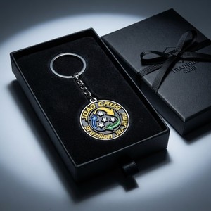 Porte-clés rond en émail doux personnalisé avec logo « <span class=keywords><strong>Joao</strong></span> Cruz Brazilian Jiu-Jitsu », en métal argenté, souvenir pour étudiants de BJJ, cadeau pour la salle de sport - Product Image 6