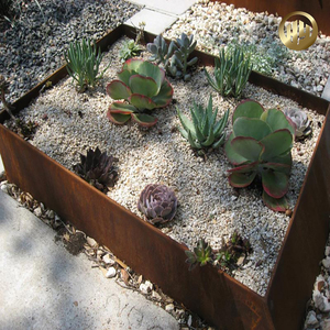 Bordure <span class=keywords><strong>de</strong></span> <span class=keywords><strong>jardin</strong></span> aménagement paysager extérieur paysage Corten acier <span class=keywords><strong>rouillé</strong></span> <span class=keywords><strong>métal</strong></span> décoration <span class=keywords><strong>de</strong></span> <span class=keywords><strong>jardin</strong></span> bordure - Product Image 3