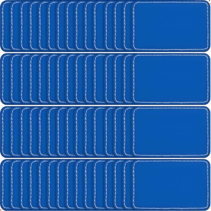 Blank Small Rectangle Shape Embroidery Logo Patch Baby Cloth Paste Shoes <b>Hats</b> <b>Bags</b> Sublimation Patch Decoration Iron-on Fabric - Product Image 2