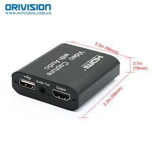 Mendukung Pencitraan Medis Rekaman HDMI Ke USB Video Stream Capture Card dengan Audio