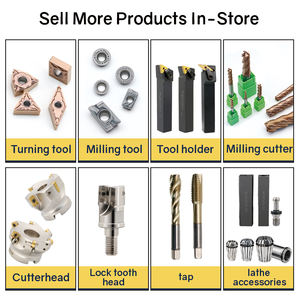 <strong>Walter</strong> for Negative Seven-Flute External Turning <strong>Tool</strong> Carbide PVD CNC Lathe Insert for Cast Iron Stainless Steel XNMU070508-F57 - Product Image 3