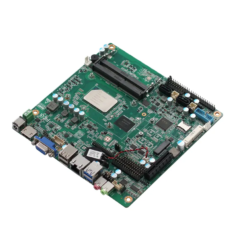 Motherboard Onboard J6413 Serial CPU Dual Channel Memory Industrial Mainboard Dual LAN 10USB 6*com Mini ITX Motherboard