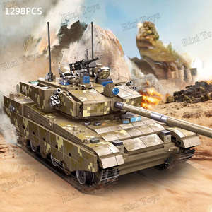 Jie Star 61036-41 blocchi militari leopardo principale carro armato Germa arma <span class=keywords><strong>militare</strong></span> mattoni dell'esercito giocattoli per bambini regali set di blocchi - Product Image 5