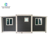 Maison conteneur extensible 4 chambres pour grande famille, entièrement équipée de plomberie et d'électricité, certifiée CE, avec pièces de rechange gratuites, prête à être expédiée