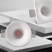 Offre Spéciale Design Moderne Blanc LED Lampes Attrayant Trimless Encastré Plafond Spot IP44 Utilisation Intérieure Gypse LED