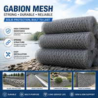 Grillage gabion tissé en acier galvanisé haute résistance pour la protection des rives, la conservation des sols et les murs de soutènement – Boîte gabion