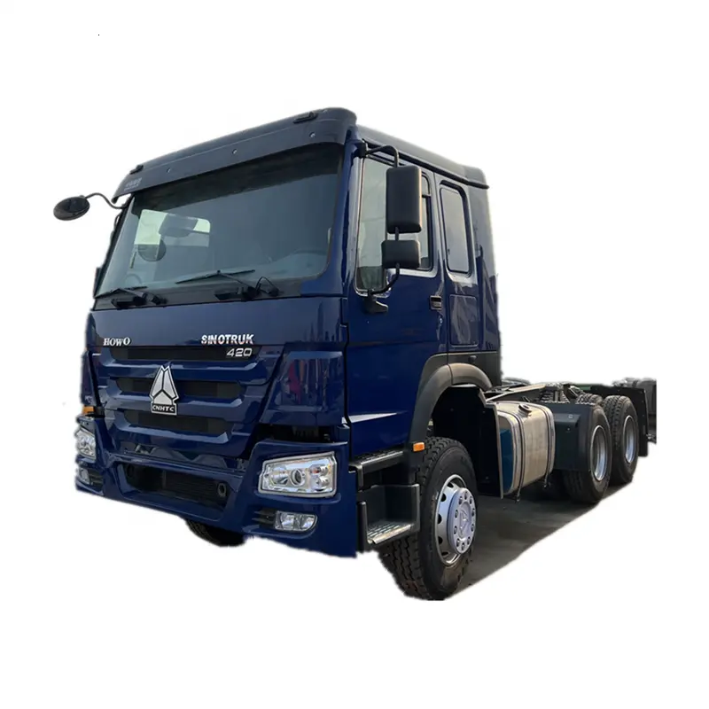 Tête de camion Sinotruk d'occasion HOWO 6X4 10 roues 420 HP tracteur d'occasion