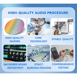 Puce d'amplificateur audio HT3163 classe AB/D avec fonction MUTE 25W/4/14V -40-+85C Température de fonctionnement 2.5-5.5V Tension d'alimentation - Product Image 3
