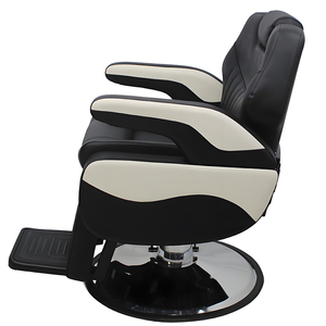 Salon mobilya berber koltuğu siyah Salon mobilya Styling kuaför erkek büyük ağır pompa ile hidrolik kesme sandalye - Product Image 6