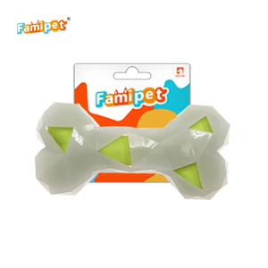 Altamente recomendado venta al por mayor buena calidad TPR hueso perro juguetes de peluche - Product Image 1