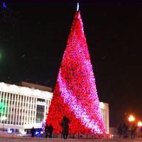 Arbre de Noël géant d'extérieur - Grande décoration de Noël éclairée par LED pour la place, le parc et l'affichage commercial