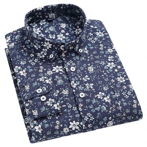 เสื้อเชิ้ตอ๊อกซ์ฟอร์ดผู้ชาย ผ้าฝ้าย 100% ลำลอง กระดุมแถวเดียว ปกคอพับ ไซส์ใหญ่พิเศษ 7XL แฟชั่นรักษ์โลก พิมพ์ลาย แขนยาว - Product Image 3