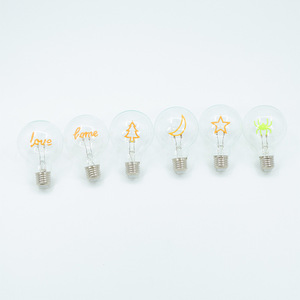 Lampadina LED in Vetro Edison, Lampada Decorativa Creativa Fai-da-Te con Filamento, CRI 80, <span class=keywords><strong>60</strong></span> Lumen, 10000h, per Uso Domestico - Product Image 5
