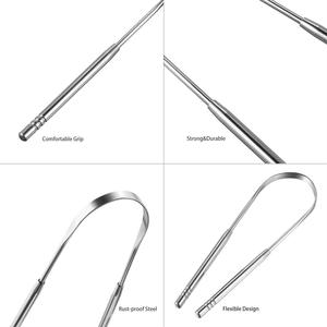 Rascador <span class=keywords><strong>de</strong></span> <span class=keywords><strong>lengua</strong></span> <span class=keywords><strong>de</strong></span> acero inoxidable para niños, rascador <span class=keywords><strong>de</strong></span> <span class=keywords><strong>lengua</strong></span> en forma <span class=keywords><strong>de</strong></span> U para el Cuidado oral personal, venta al por mayor - Product Image 2