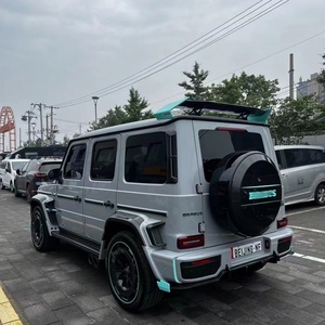 Kit carrosserie en fibre de carbone sèche style R, diffuseur, spoiler, calandre, embouts d'échappement pour Mercedes Benz G63 G500 W464 G900, extensions d'ailes - Product Image 6