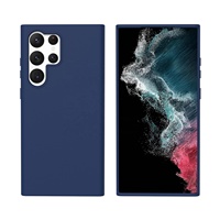 WOWCASE Housse de protection mince et soyeuse en silicone liquide antichoc anti-empreintes digitales pour Samsung Galaxy S24 S25 Plus Ultra