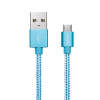 Cable de Datos y Carga de 3 Pies a Buen Precio, Cable de Carga USB de Aleación de Aluminio Micro USB Macho a USB 2.0 Tipo A Macho
