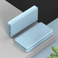 Prix de gros pour les batteries externes 10000mAh 20000mAh, double sortie USB 10W, charge portable pour smartphone