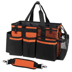 Sac de rangement extra-large RetroOrange avec compartiments ajustables pour le ménage et le jardinage - Product Image 1