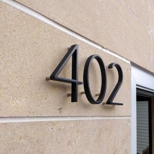 แบบอักษรติดผนังพื้นหลังแบบกำหนดเองตัวอักษรโลหะอะคริลิกกลางแจ้งแบบ3D ไม่ส่องสว่าง3D ตามแบบ - Product Image 2