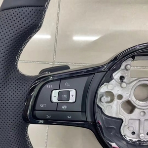 พวงมาลัยหนังแท้ JIANSHAN สำหรับรถยนต์ MK7 Golf 7 <span class=keywords><strong>Polo</strong></span> Scirocco 2014-2018 GTD GTS GTE GLI R-Line R - Product Image 5