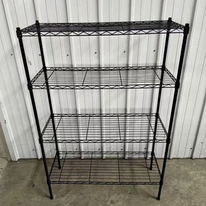 Adjustable Wire <strong>Shelving</strong> <strong>Unit</strong> Metal Storage Rack for Kitchen Pantry Garage Laundry Room Organization - Product Image 6