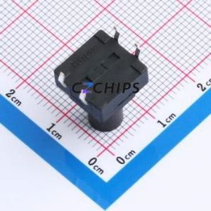 TSW12111-155B511BA Tactile Switch Through hole-4P,11.7x11.5mm Switch Single Pole Single Throw Round Button 2.8N 11.7mm - Product Image 2