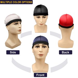 <span class=keywords><strong>Durag</strong></span> en Soie Polyester Respirant Multifonctionnel Style Européen & Américain pour Hommes – Vente en Gros en Vrac – Effet Soie 360 Wave - Product Image 4