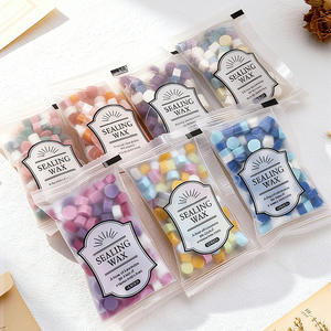 Perles de cire à cacheter, 100 pièces, granulés octogonaux de couleurs mélangées pour l'artisanat et la mise sous sceau - Product Image 3