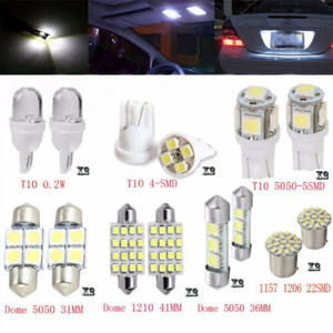Systèmes d'éclairage automobile, kit LED combiné pour véhicules, éclairage latéral T10, éclairage de lecture intérieur, éclairage de plaque d'immatriculation - Product Image 4