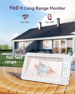 7,0 "Neuer Großbild schirm 960 Fuß Temperatur überwachung Zwei-Wege-<span class=keywords><strong>Audio</strong></span>-Funk kamera Nachtsicht-Video-<span class=keywords><strong>Baby</strong></span> phone - Product Image 5