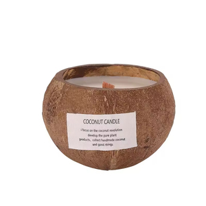 Handmade Natural Coconut Aroma <b>Candle</b> with Wooden <b>Wick</b> for Diwali Ramadan Holidays and Bars Wholesale Gift Coconut <b>Candle</b> - Product Image 5