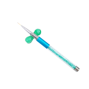 Ensemble de 5 pinceaux à manche métallique pour nail art, poils en nylon, logo personnalisé, pinceaux de précision pour la peinture fine - Product Image 5