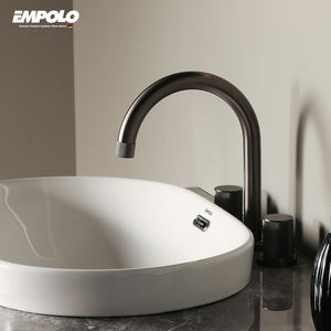 Empolo Moderne De Luxe Salle De Bains <span class=keywords><strong>Double</strong></span> Poignée Bassin D'eau <span class=keywords><strong>Robinet</strong></span> Chrome <span class=keywords><strong>Wc</strong></span> Hôtel Froid et Chaud <span class=keywords><strong>Robinet</strong></span> D'eau En Laiton - Product Image 2