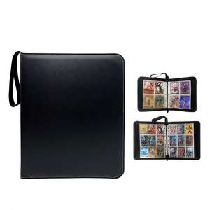 Album de collection de cartes en cuir PU, 4/9 compartiments, pour enfants, classeur de cartes, cadeaux personnalisables – Grande <span class=keywords><strong>Vente</strong></span> - Product Image 5