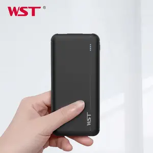 WST 트렌드 제품 2024 새로운 도착 전원 은행 높은 비용 성능 10000mah 전원 은행 전화