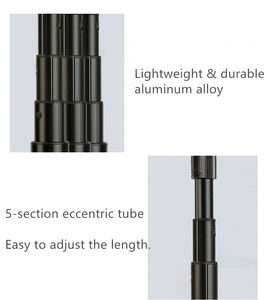 Palo de Selfie Invisible de 3 metros, edición extendida extensible de fibra de carbono para cámaras <span class=keywords><strong>Insta360</strong></span> <span class=keywords><strong>One</strong></span> <span class=keywords><strong>X2</strong></span> X3 X4 X5 Go Pro Hero - Product Image 2