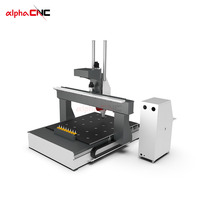 Routeur CNC 5 axes ATC de haute qualité, haute précision, pour la sculpture sur bois, acrylique, PVC, mousse, pour le travail du bois, sculpture, routeur CNC 5 axes