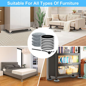 Protections de sol pour pieds de chaise, patins ronds réutilisables, glisseurs robustes pour meubles, glisseurs pour déménageurs - Product Image 6