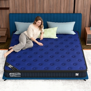 Colchón de Lujo de 12 Pulgadas con 7 Zonas de Muelles Ensacados, Calidad de Hotel 5 Estrellas, Colchón Híbrido en Caja, Colchones, Colchao - Product Image 1