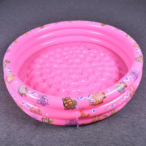 Piscina inflable de PVC de 90 cm, 120 cm, 150 cm, con tres anillos, redonda, para niños, juguete acuático para jugar al aire libre. - Product Image 3